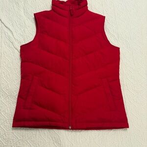 Lands' End Women's Vibrant Red Vest